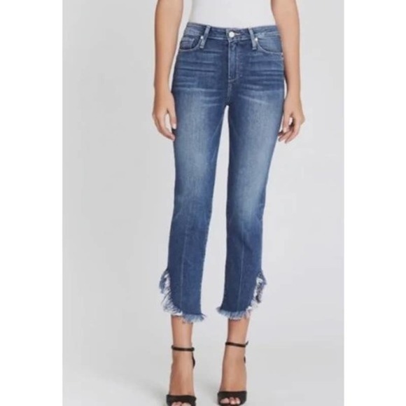PAIGE High Rise Hoxton Straight Ankle Jeans Size‎ 30 - Picture 11 of 11